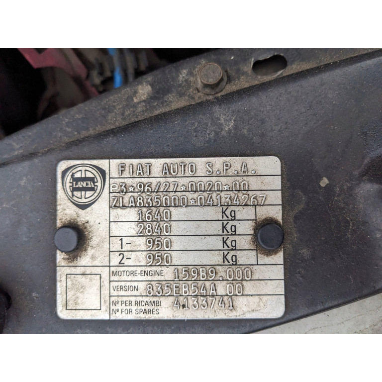 Двигатель Fiat TEMPRA 1.6 i.e. (159.AJ) 159 B9.000 159 B9 000