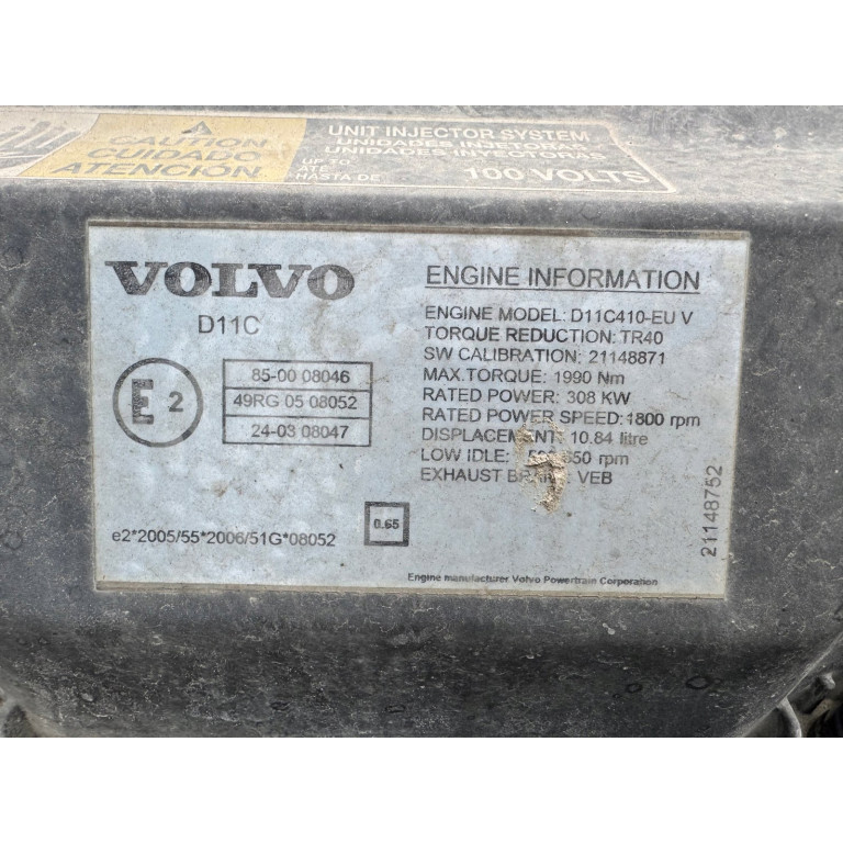 Двигатель Volvo FM FM 410 D11C410