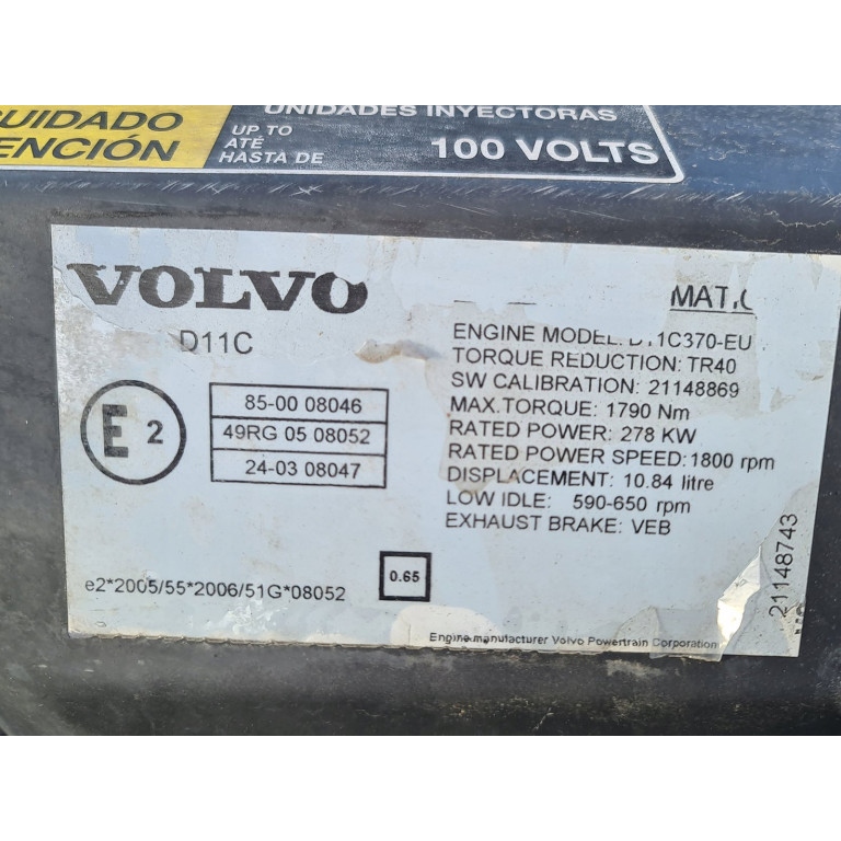 Двигатель Volvo FM FM 450 D11C450